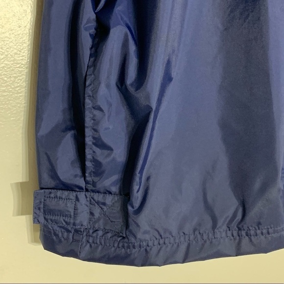 Vintage 90s Adidas Zip Up Windbreaker jacket navy blue what men’s XL active - Picture 5 of 8